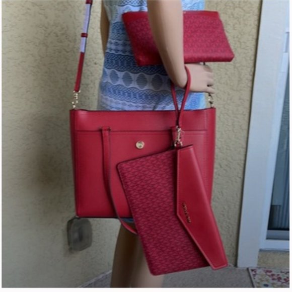 Michael Kors Maisie Large 3in1 Tote Bag Leather - Picture 3 of 16